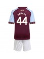 Aston Villa Boubacar Kamara #44 Replika Hemmakläder Barn 2025-26 Kortärmad (+ byxor)